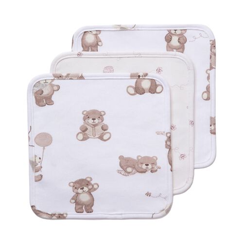Living Textiles 3-Pack Wash Cloths